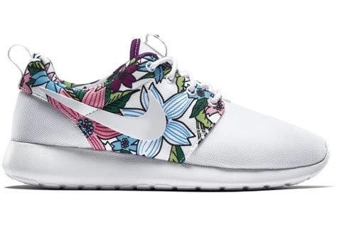 Nike Roshe Run White Floral Aloha (Women's) 